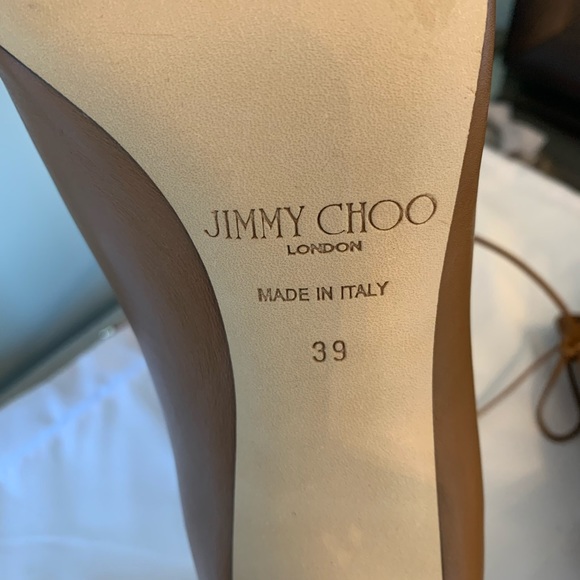 Authentic Jimmy Choo Memphis Booties in brown. Size 39. Very gently worn. - Picture 5 of 11